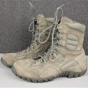 Tactical Research TR660 Boots Mens 8R Olive Green Vibram Military Duty